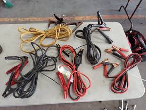 lot 6047 image: 5 jumper cables