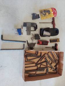 lot 6081 image: assorted Allen wrenches