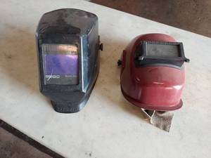 lot 6172 image: 2 welding helmets