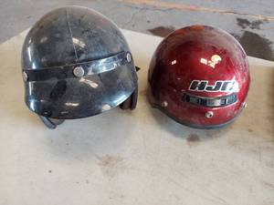 lot 6205 image: 2 helmets