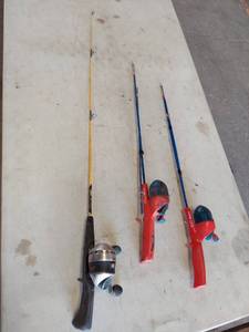 lot 6243 image: childs rod and reels