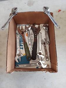 lot 6310 image: assorted adjustable wrenches