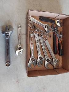 lot 6316 image: assorted adjustable wrenches