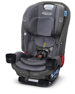 lot 7735 image: Graco SlimFit3 LX 3 in 1 Car Seat  Space Saving Car Seat Fits 3 Across in Your Back Seat, Kunningham