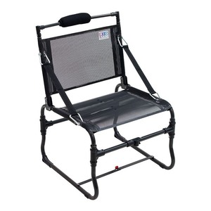 lot 7750 image: Compact Traveler Chair - Medium 12.5 in. Seat Height with Strap Arms