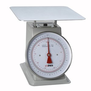 lot 7767 image: Winco SCAL-9100 100-Pound45.45kg Scale with 9-Inch Dial