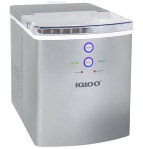 lot 7773 image: Igloo ICEB33SL Large-Capacity Automatic Portable Electric Countertop Ice Maker Machine