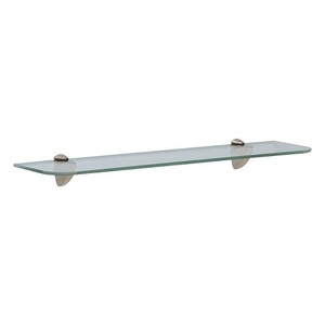 lot 7793 image: Knape & Vogt KT-0134-624SN Clear Straight Glass Self Set