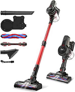 lot 7824 image: INSE Cordless Vacuum, 12KPa Powerful Vacuum Cleaner with 160W Motor, 4-in-1 Stick Vacuum, Rechargeable Handheld Vacuum Cleaner for Home Hard Floor Carpet Pet Hair-N6