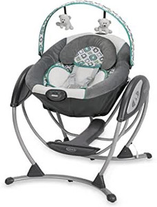 lot 7838 image: Graco Glider LX Baby Swing