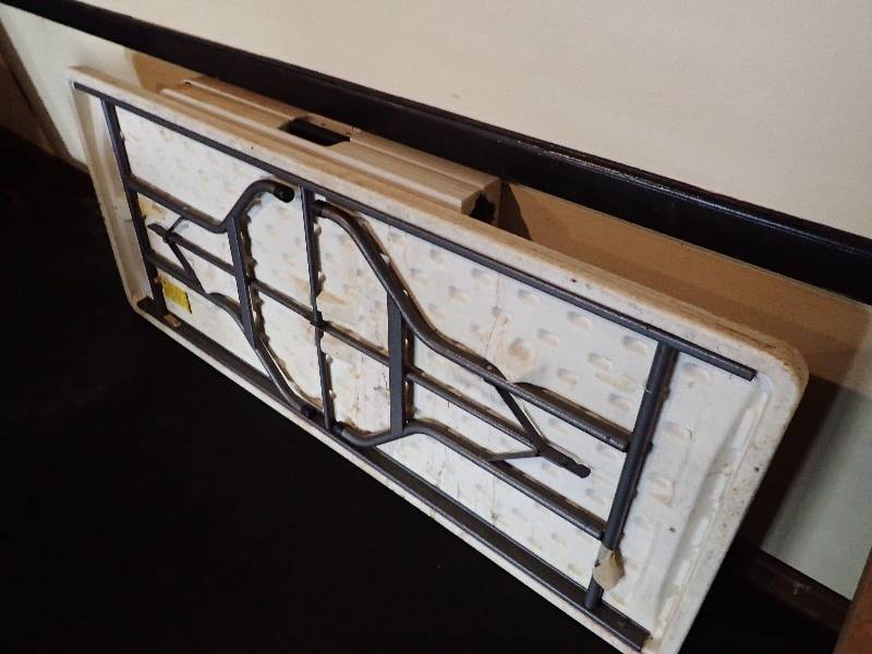 lot 2673 image: (2) Lifetime Collapsible Tables