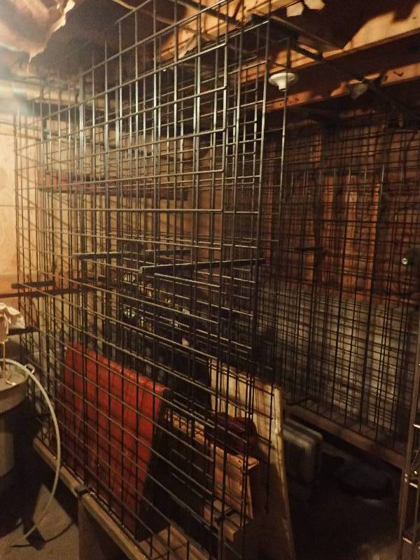 lot 2702 image: Wine Cellar Wire Storage Racks