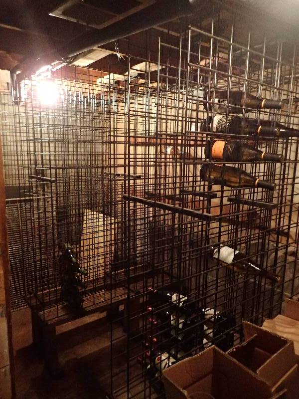 lot 2703 image: Wine Cellar Wire Storage Racks