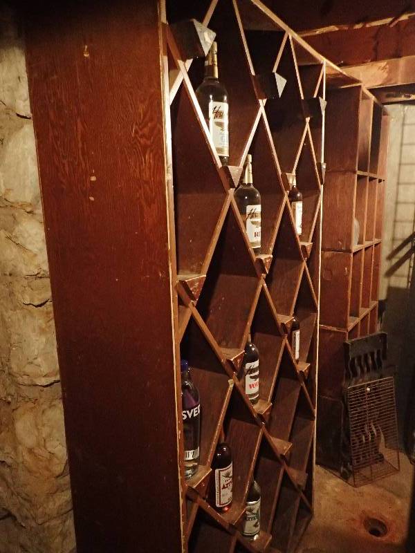 lot 2704 image: Custom Made Wine Cabinets