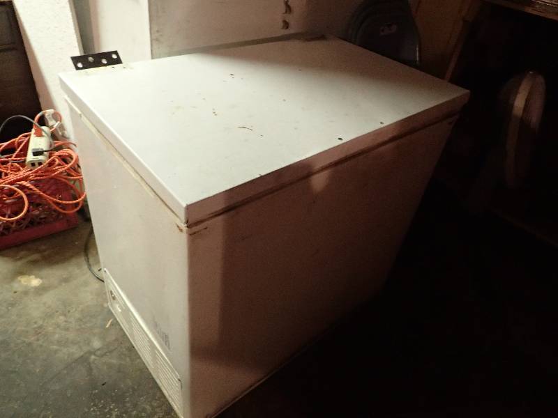 lot 2705 image: Electrolux Single Door Chest Freezer