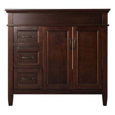 lot 1412 image: Ashburn 36 in. W x 21.5 in. D x 34 in. H Vanity Factory Sealed
