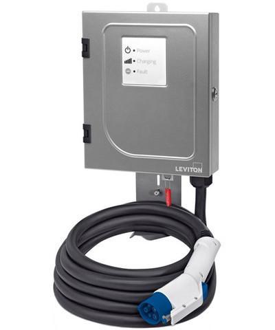 lot 1500 image: Leviton Level 2 EV Hardwire Charging Staiton