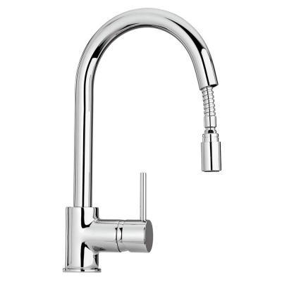 lot 1535 image: LaToscana Elba Single-Handle Pull-Down Sprayer Kitchen Faucet