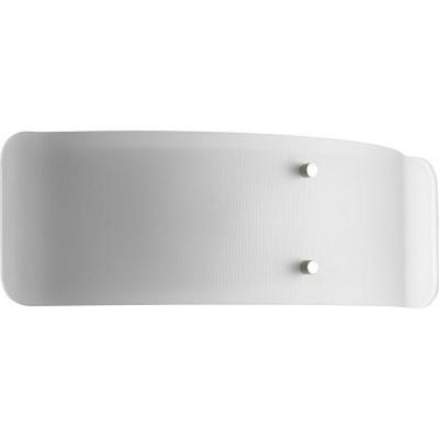 lot 1689 image: Progess Lighting Helium Collection 2-Light Brushed Nickel Bath Light