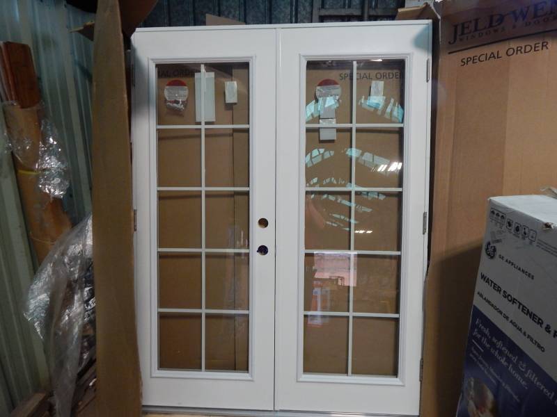 lot 1376 image: Jeldwen Windows and Doors Exterior Door