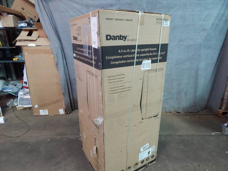 lot 1386 image: Danby 8.5 cu.ft. Upright Freezer Factory Sealed