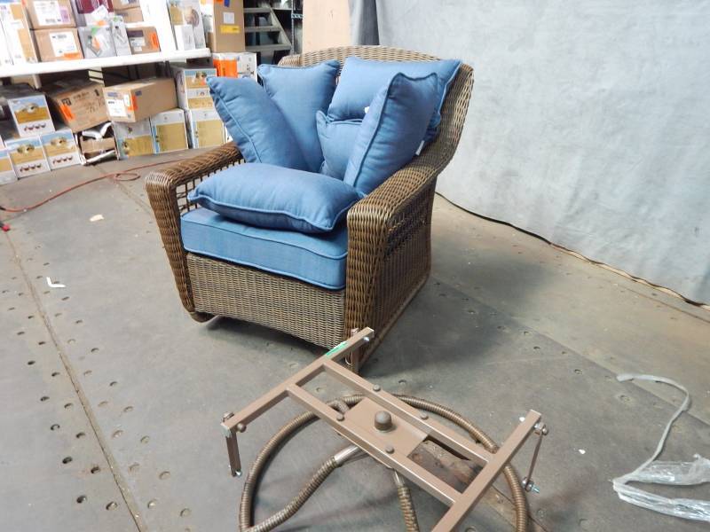 lot 1395 image: Hampton Bay Swivel Rocker