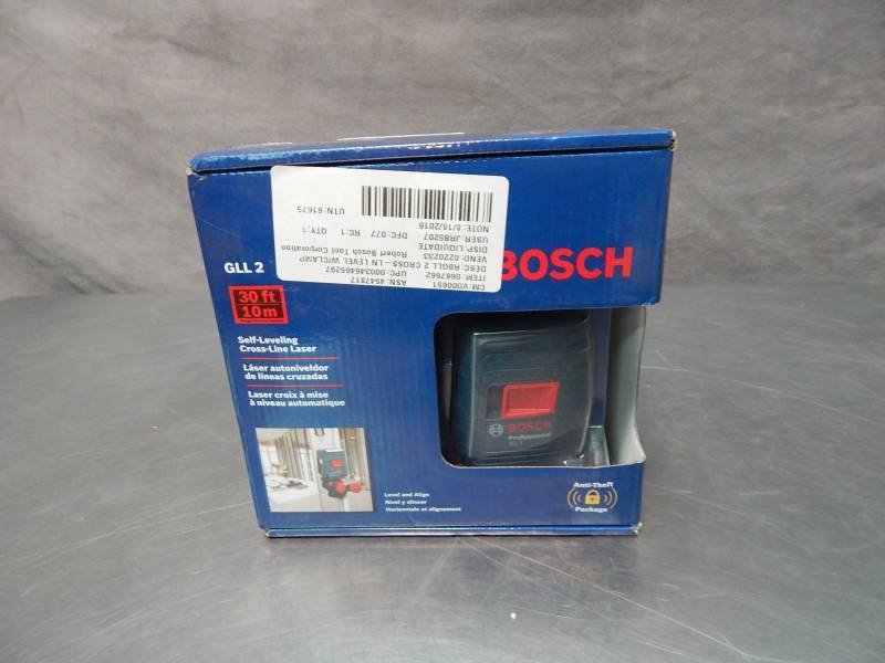 lot 1491 image: Bosch Self Leveling Cross Line Laser Factory Sealed