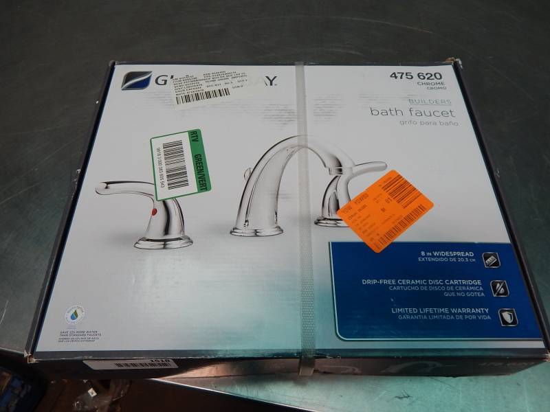 lot 1518 image: Glacier Bay Builders Bath Faucet Factory Sealed