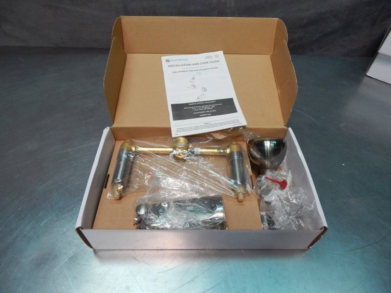 lot 1525 image: Glacier Bay Constructor 2 Handle Tub and Shower Faucet