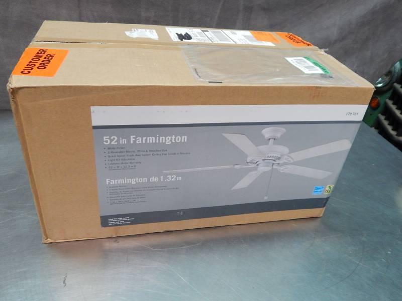 lot 1564 image: 52 Farmington Ceiling Fan Factory Sealed