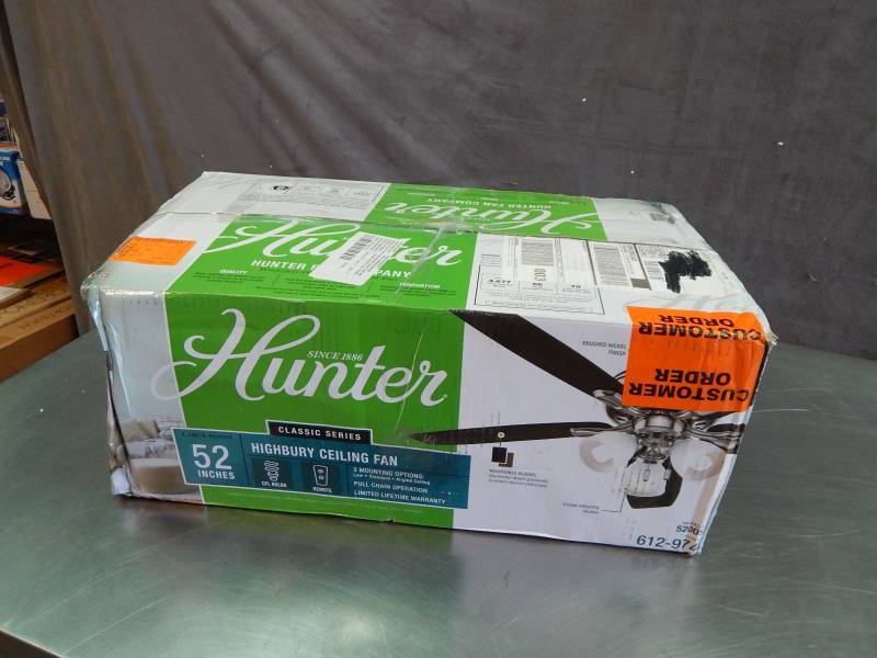 lot 1616 image: Hunter Highbury 52 Ceiling Fan