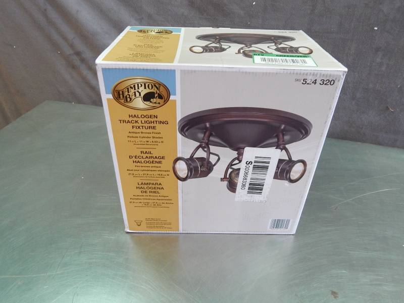 lot 1638 image: Hampton Bay Halogen Track Lighting Fixture