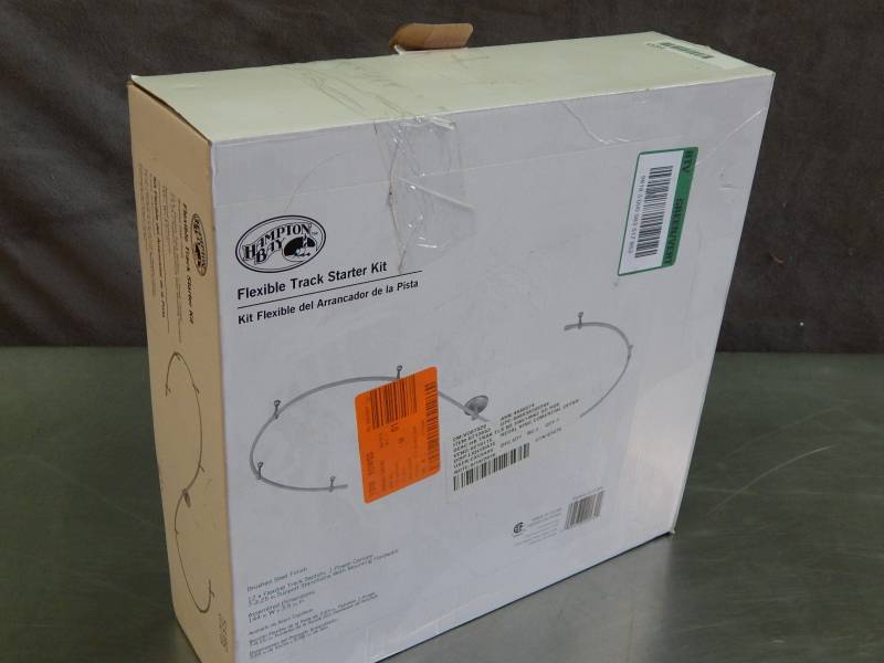 lot 1655 image: Hampton Bay Flexible Track Starter Kit