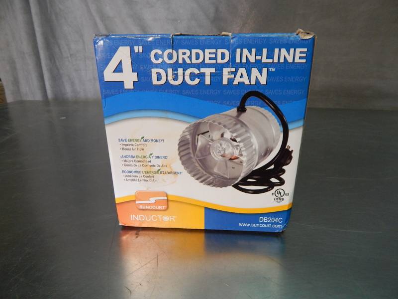lot 1744 image: Inductor 4 In line Duct Fan