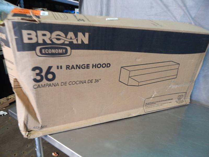 lot 1757 image: Broan 36 Range Hood