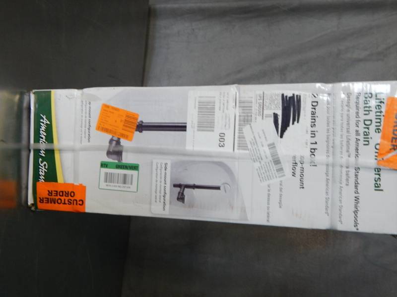 lot 1769 image: American Standard Tub Drain Kit
