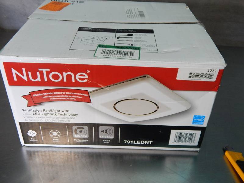 lot 1773 image: Nutone Ventilation Fan Light LED