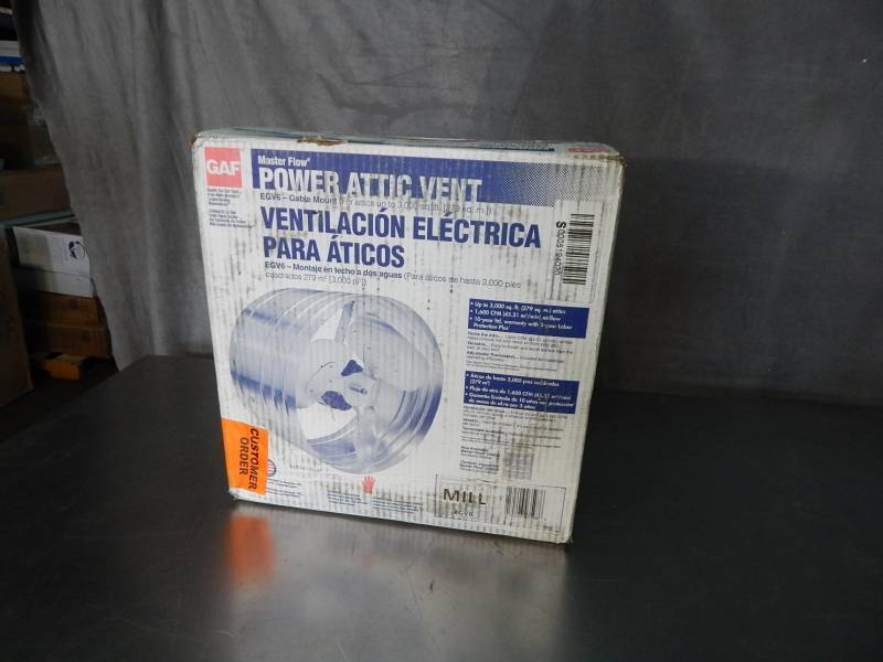 lot 1790 image: Master Flo Power Attic Vent Fan