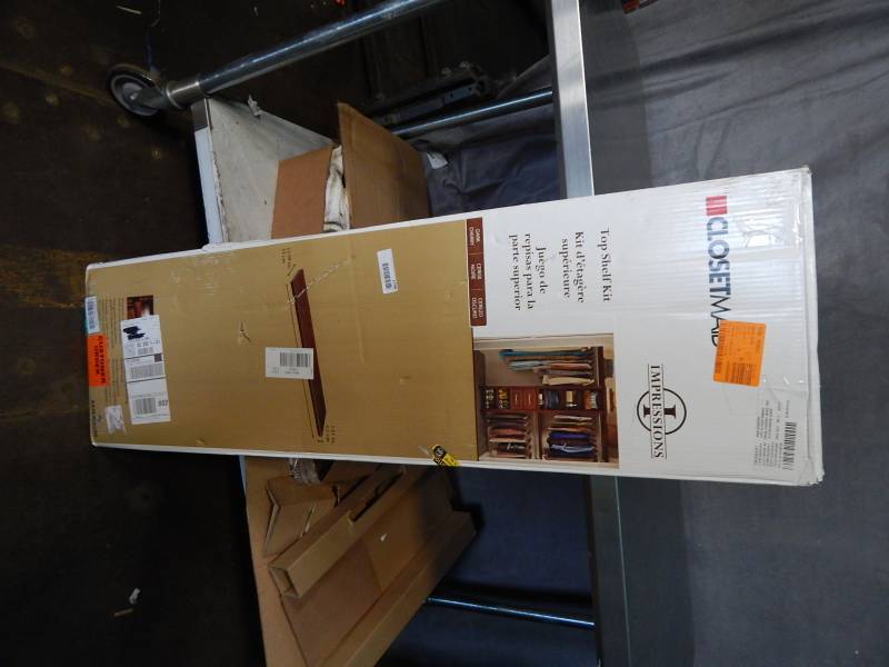 lot 1794 image: Closetmaid Top Shelf Kit