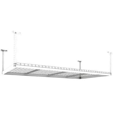 lot 1378 image: Performance 96 in. L x 48 in. W x 42 in. H Adjustable VersaRac Ceiling Storage Rack in White