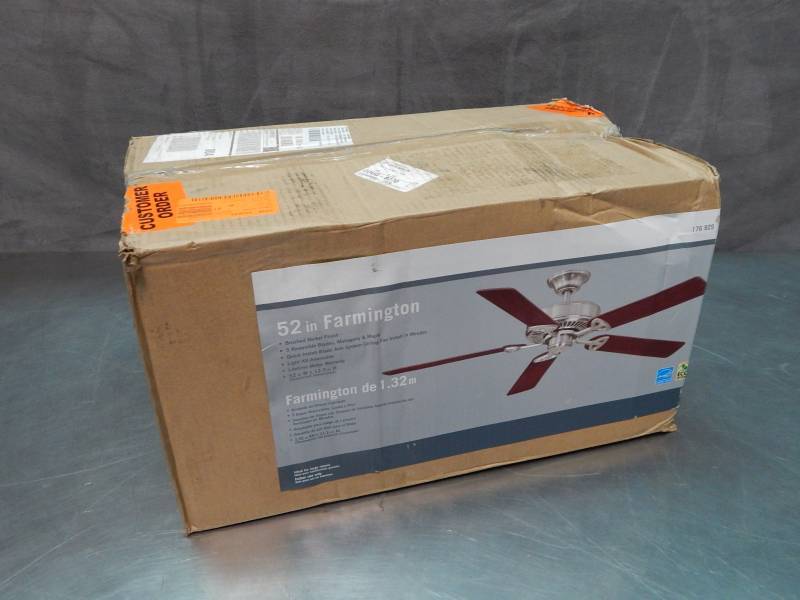 lot 1563 image: 52 Farmington Ceiling Fan Factory Sealed