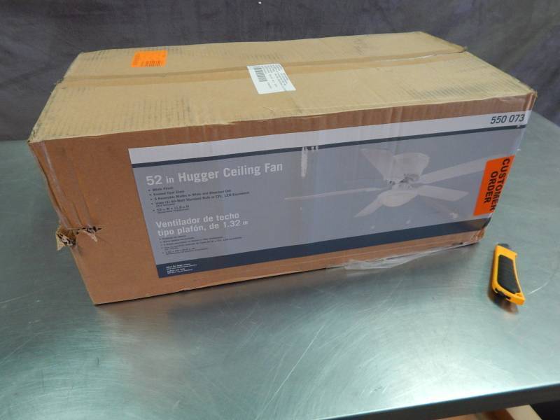 lot 1595 image: 52 Hugger Ceiling Fan Factory Sealed