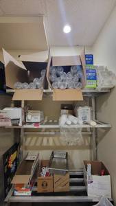 lot 4721 image: 16 Oz and 20 Oz Takout Cups, Commercial Trash Can Liners, Cleaning Supplies &amp More