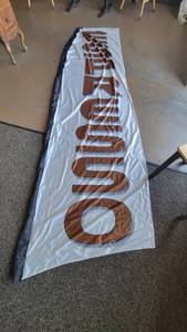 lot 4757 image: 10ft Tall Espresso Flag