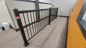 lot 4774 image: 12.5ft Dark Brown Railing