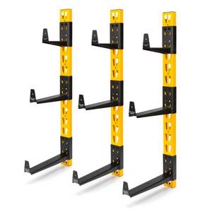 lot 1032 image: DEWALT Steel Cantilever Storage Rack Systems (3 COUNT)
