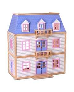 lot 1110 image: Melissa &amp Doug Multi-Level Dollhouse