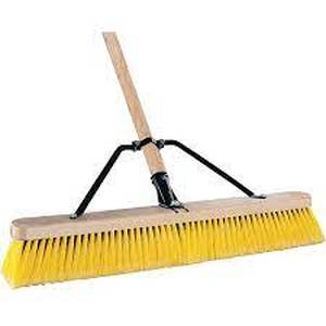 lot 1119 image: QUICKIE MFG JobSite IndoorOutdoor Pushbroom