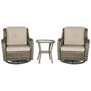 lot 1018 image: JOYSIDE Patio Glider Set