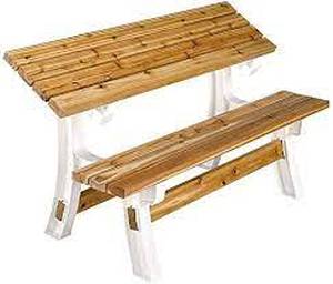 lot 1046 image: Flip-Top Bench Table